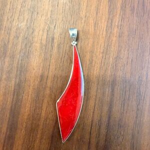 Red Pendant Necklace